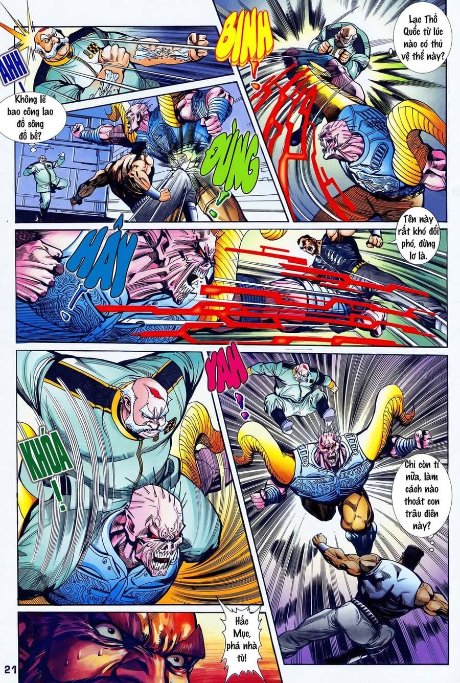 Truyện Tranh Long Hổ 5 Thế trang 8