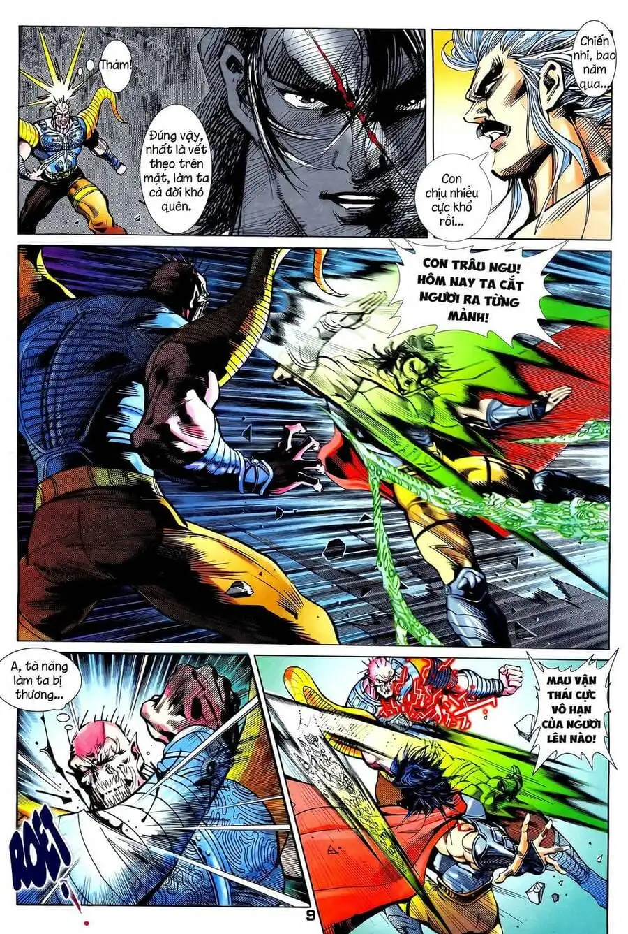 Truyện Tranh Long Hổ 5 Thế trang 8