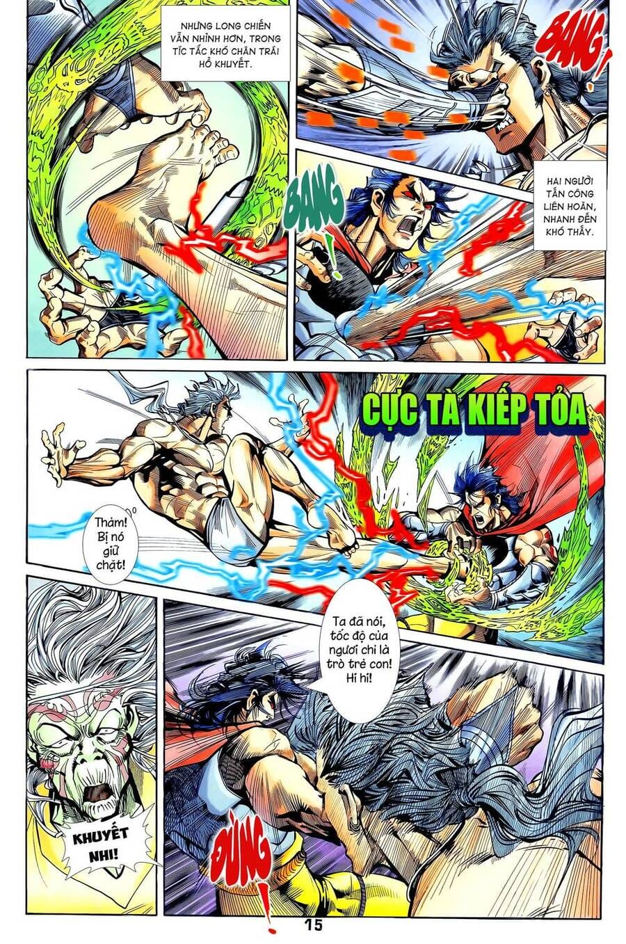 Truyện Tranh Long Hổ 5 Thế trang 8