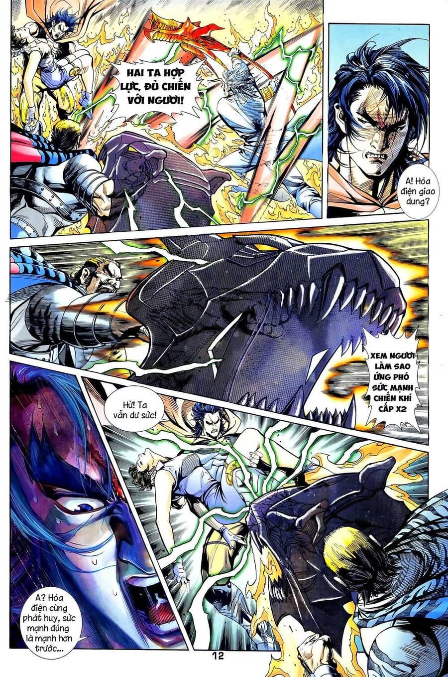 Truyện Tranh Long Hổ 5 Thế trang 8