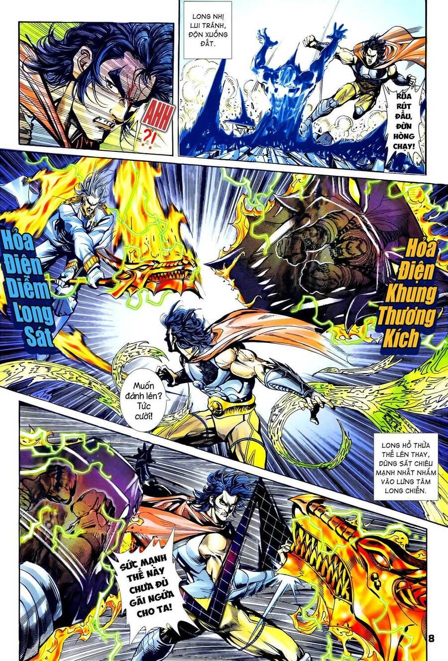 Truyện Tranh Long Hổ 5 Thế trang 8