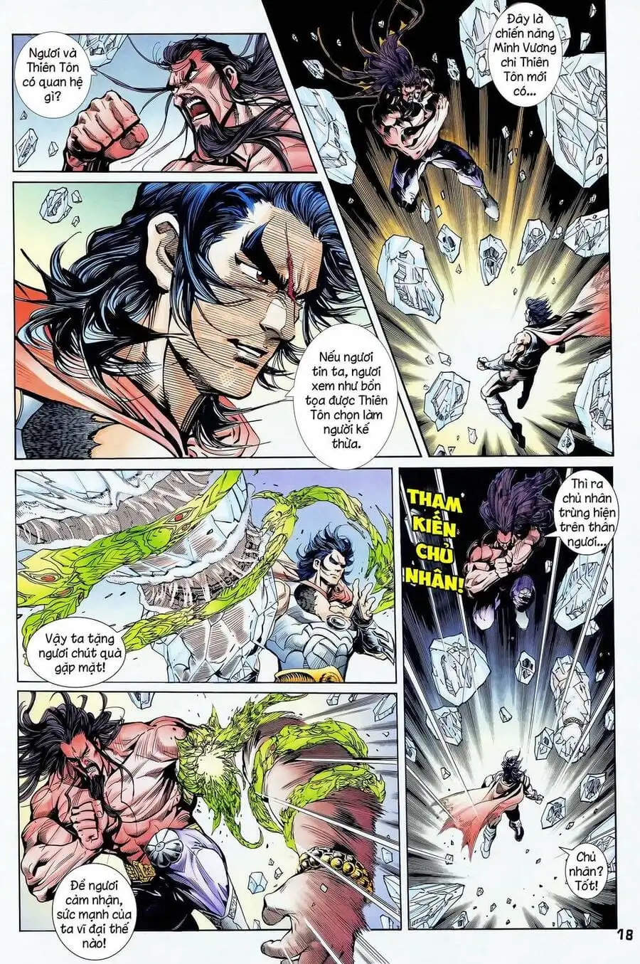 Truyện Tranh Long Hổ 5 Thế trang 8