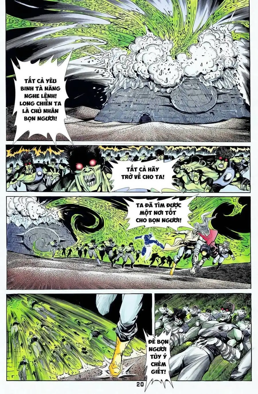 Truyện Tranh Long Hổ 5 Thế trang 8