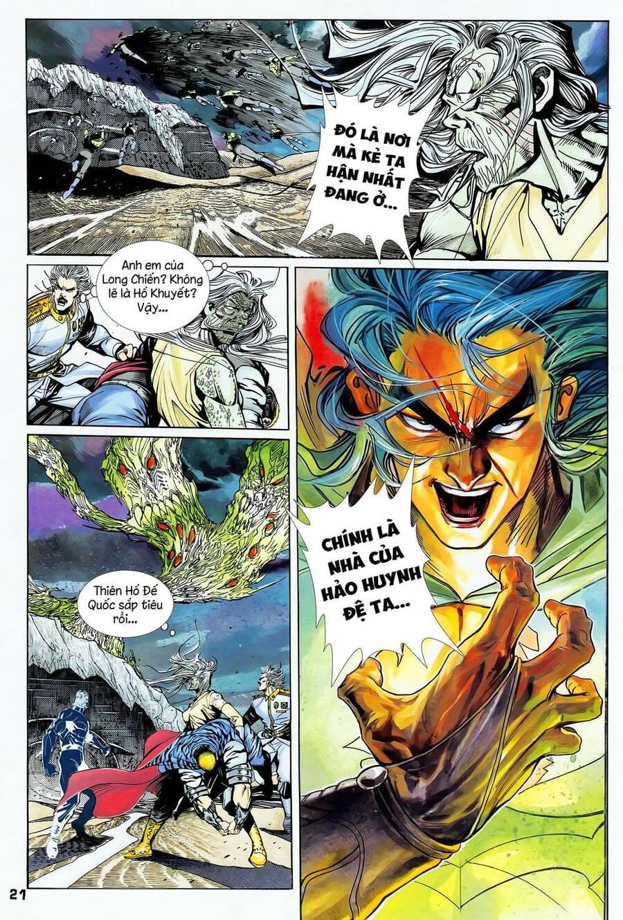 Truyện Tranh Long Hổ 5 Thế trang 8