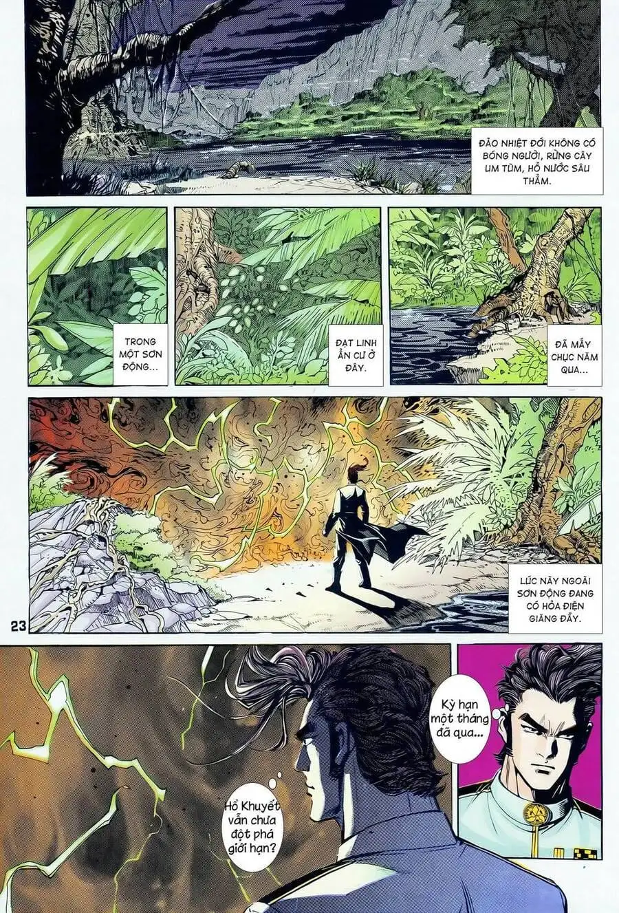 Truyện Tranh Long Hổ 5 Thế trang 8