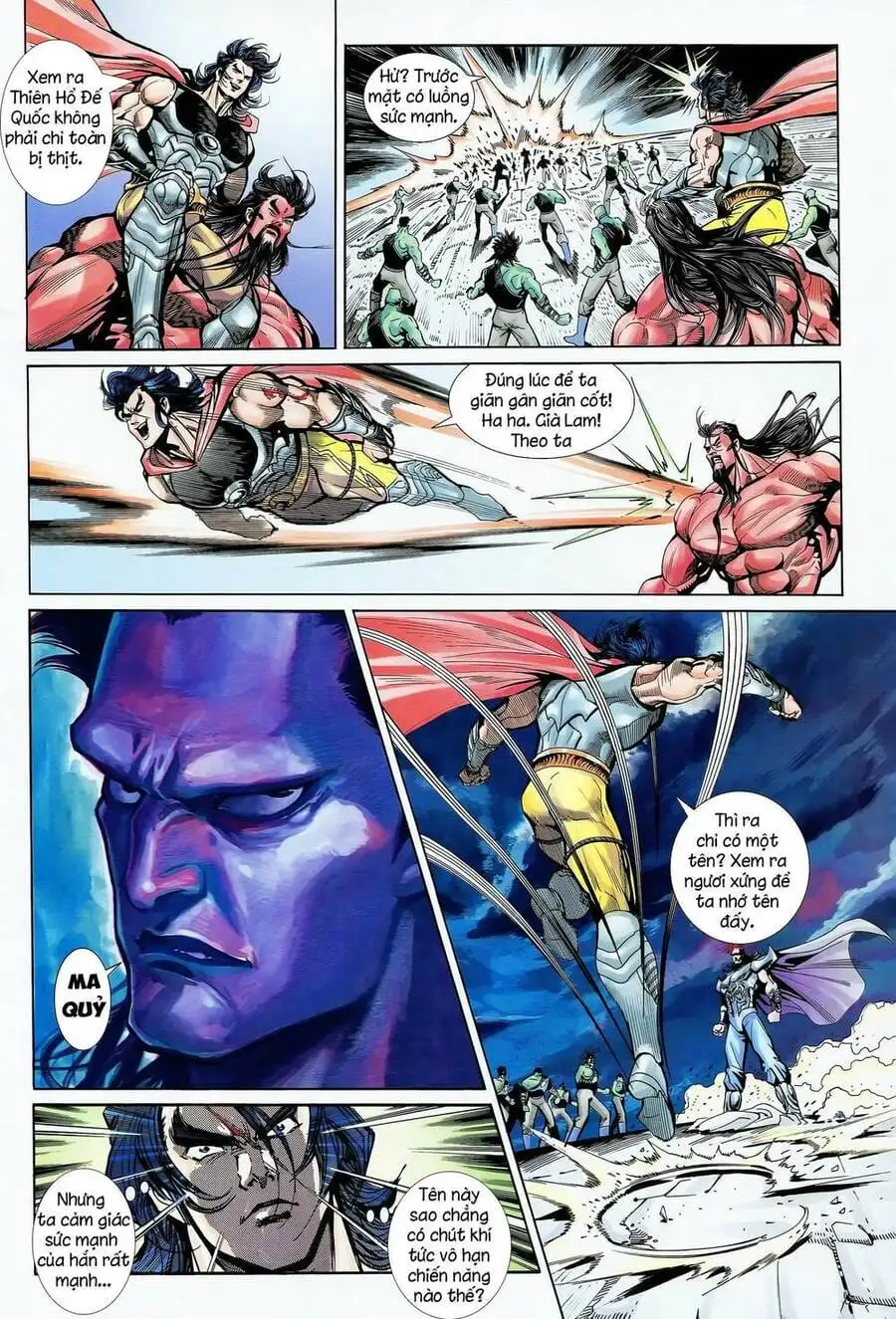 Truyện Tranh Long Hổ 5 Thế trang 8