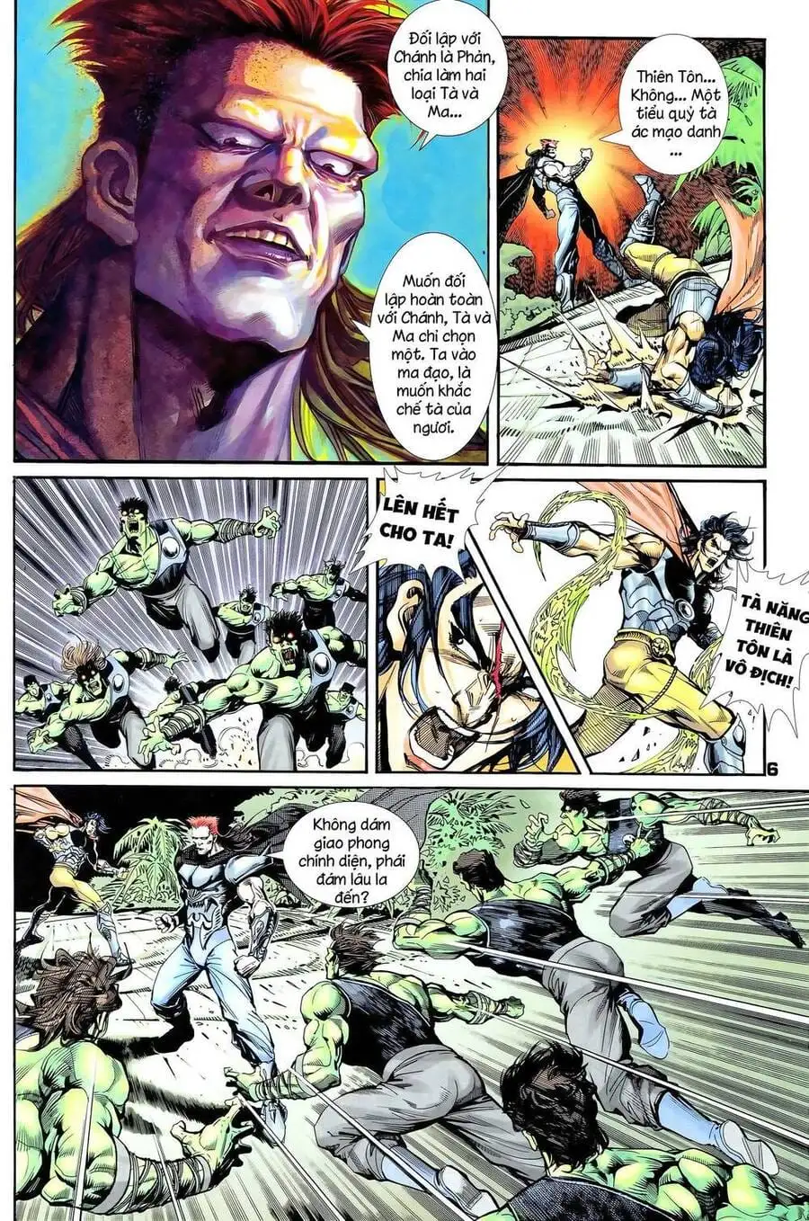 Truyện Tranh Long Hổ 5 Thế trang 8