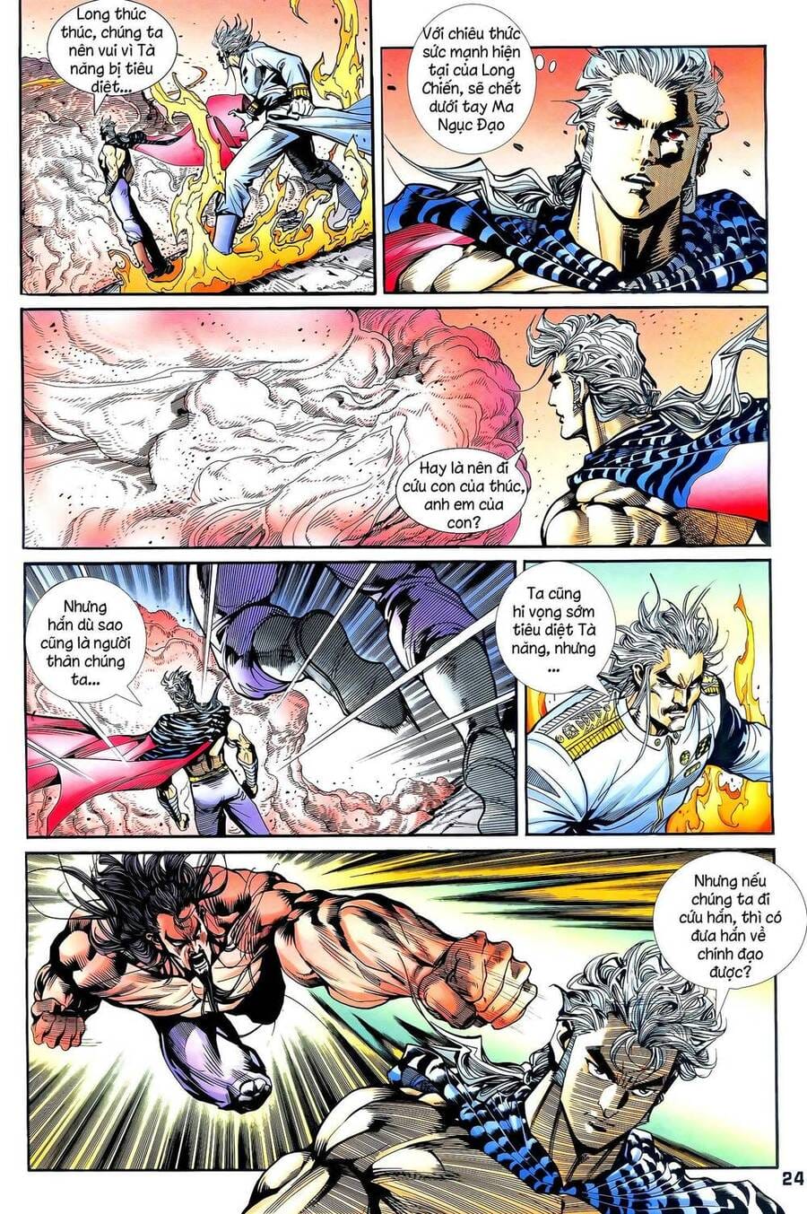 Truyện Tranh Long Hổ 5 Thế trang 8