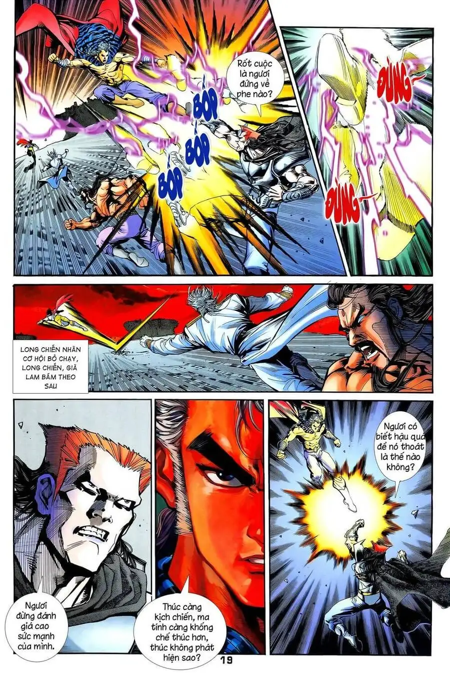 Truyện Tranh Long Hổ 5 Thế trang 8