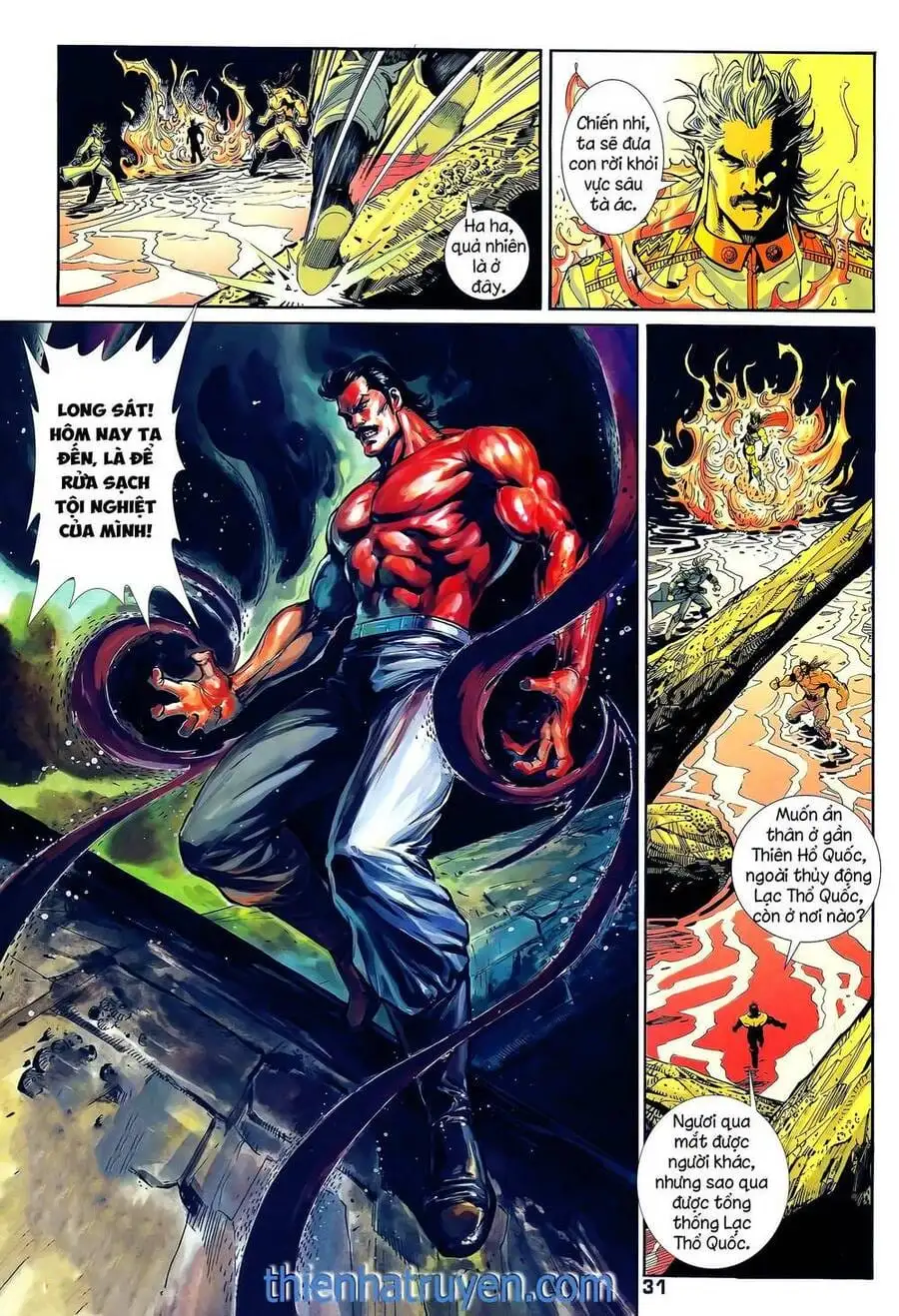 Truyện Tranh Long Hổ 5 Thế trang 8