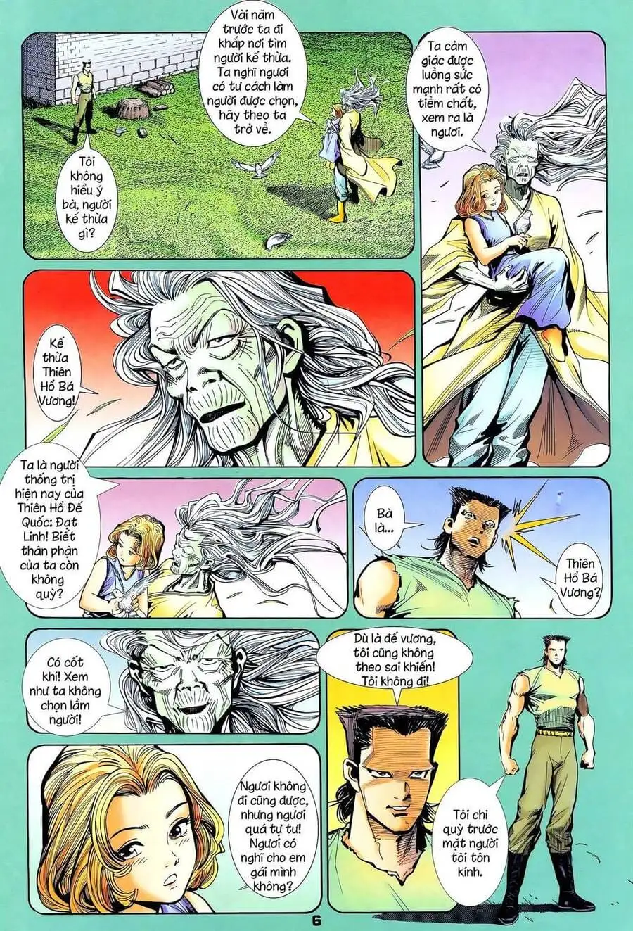 Truyện Tranh Long Hổ 5 Thế trang 8