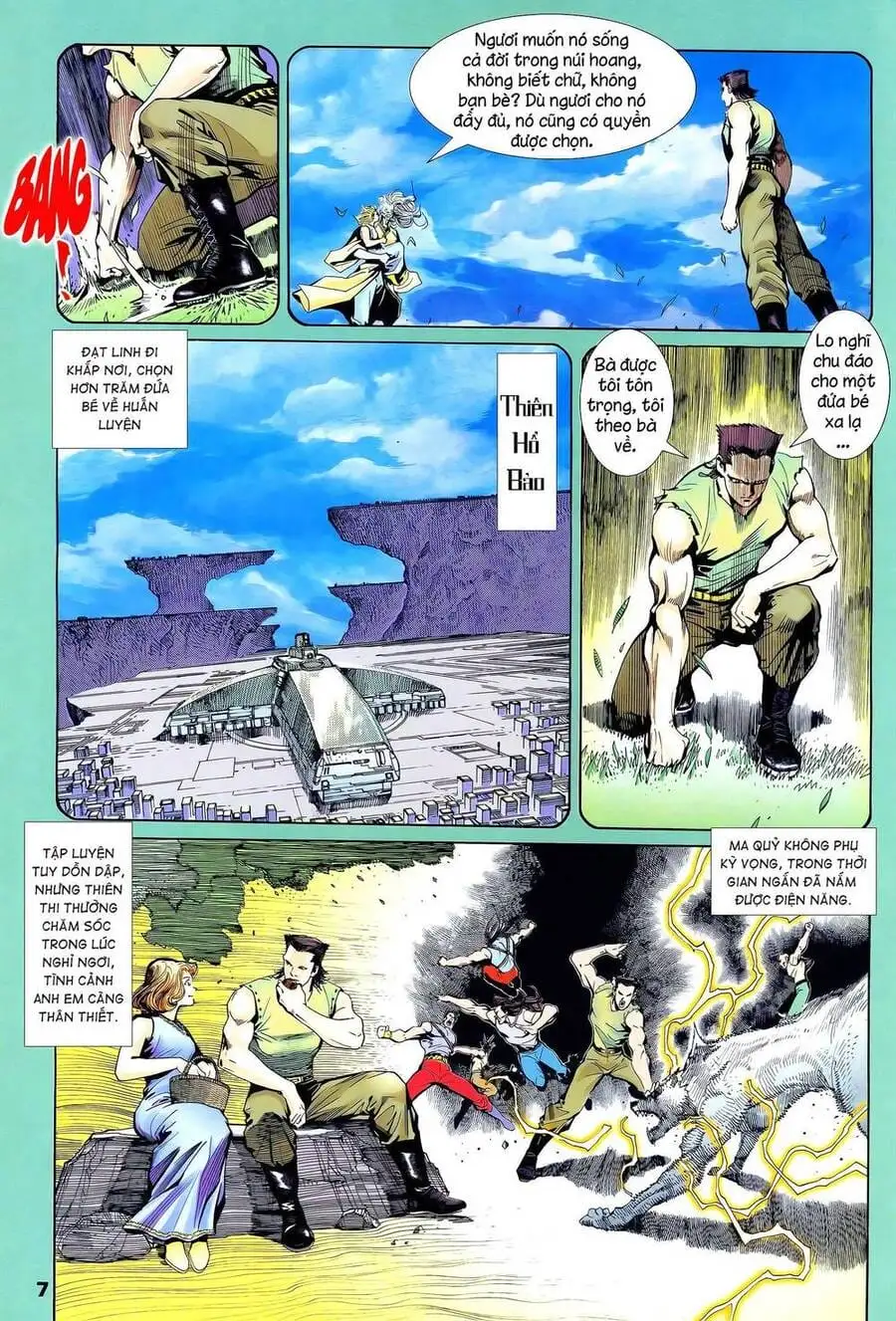 Truyện Tranh Long Hổ 5 Thế trang 8