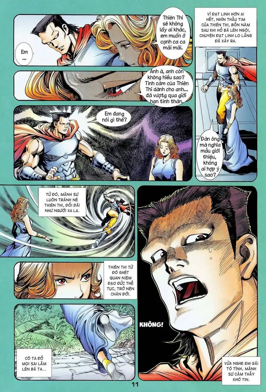 Truyện Tranh Long Hổ 5 Thế trang 8