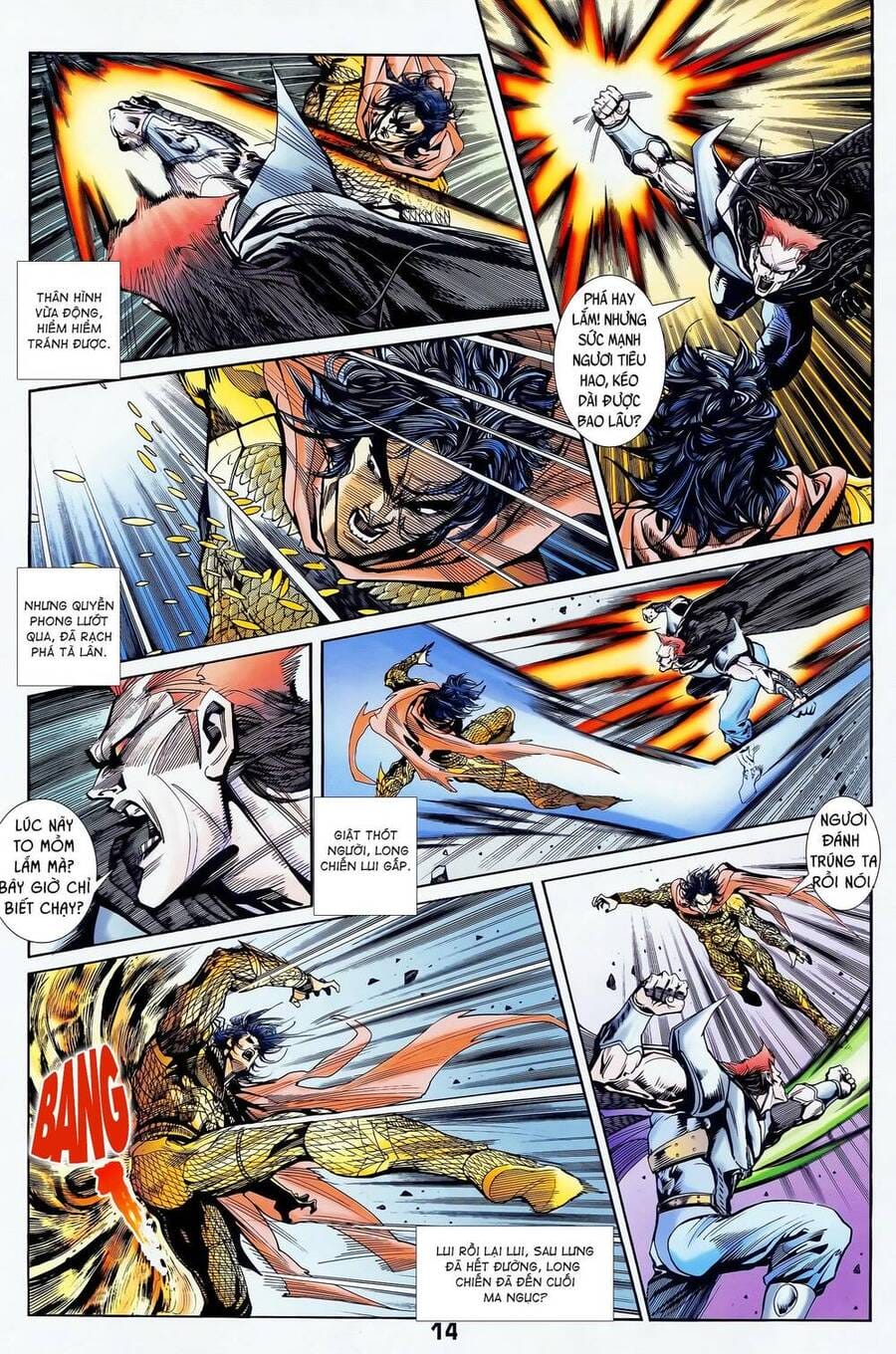 Truyện Tranh Long Hổ 5 Thế trang 8