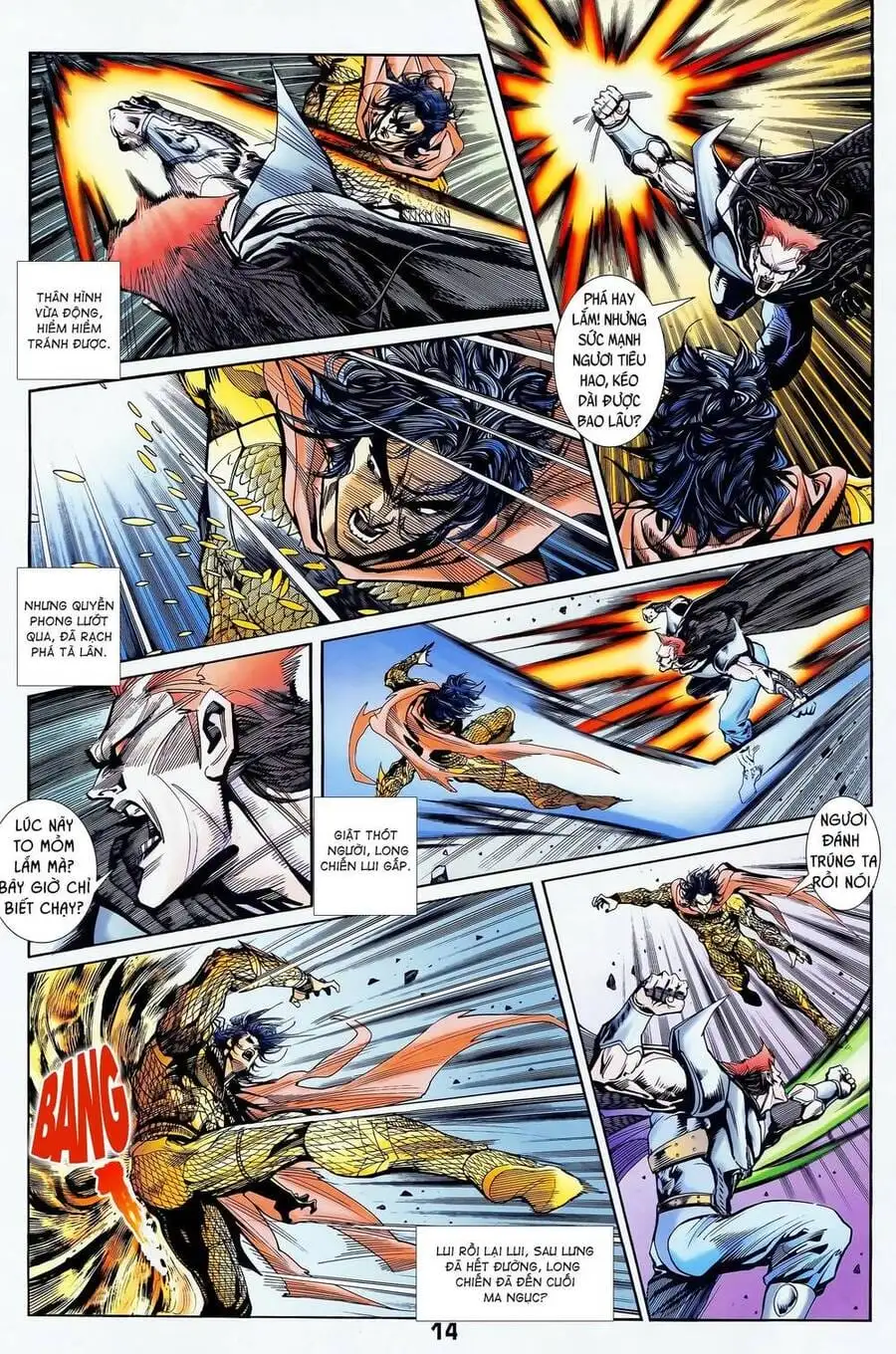 Truyện Tranh Long Hổ 5 Thế trang 8