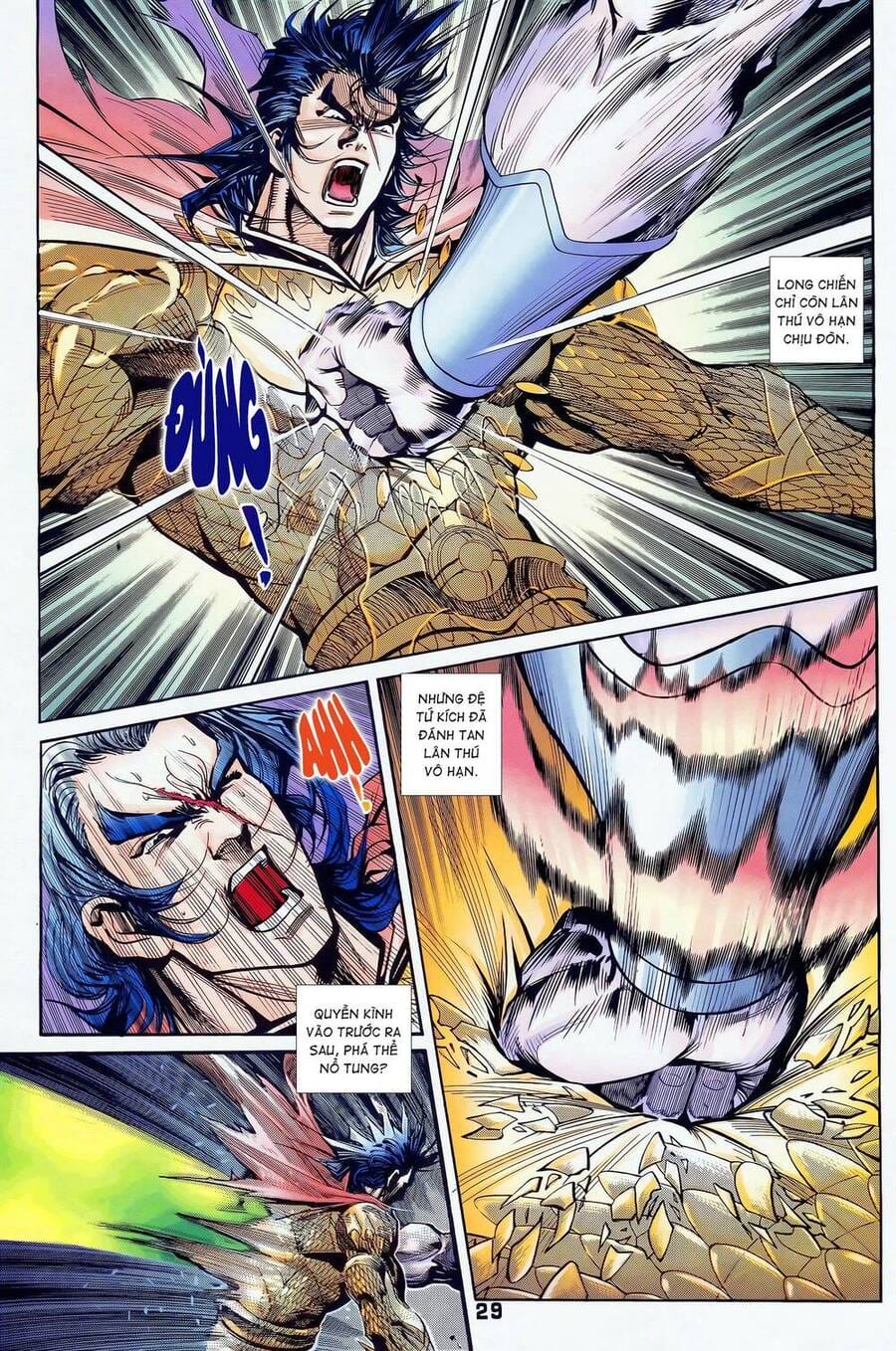 Truyện Tranh Long Hổ 5 Thế trang 8