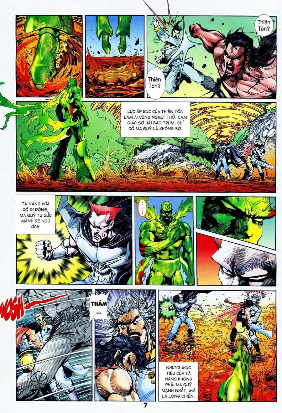 Truyện Tranh Long Hổ 5 Thế trang 8