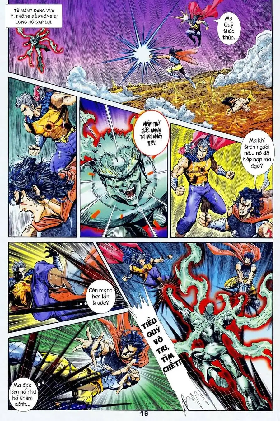 Truyện Tranh Long Hổ 5 Thế trang 8