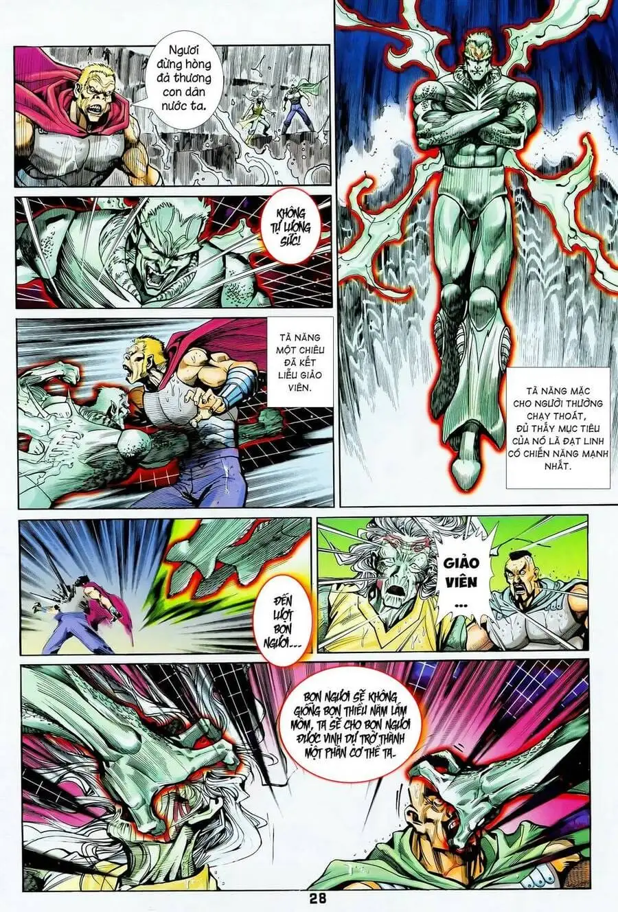 Truyện Tranh Long Hổ 5 Thế trang 8