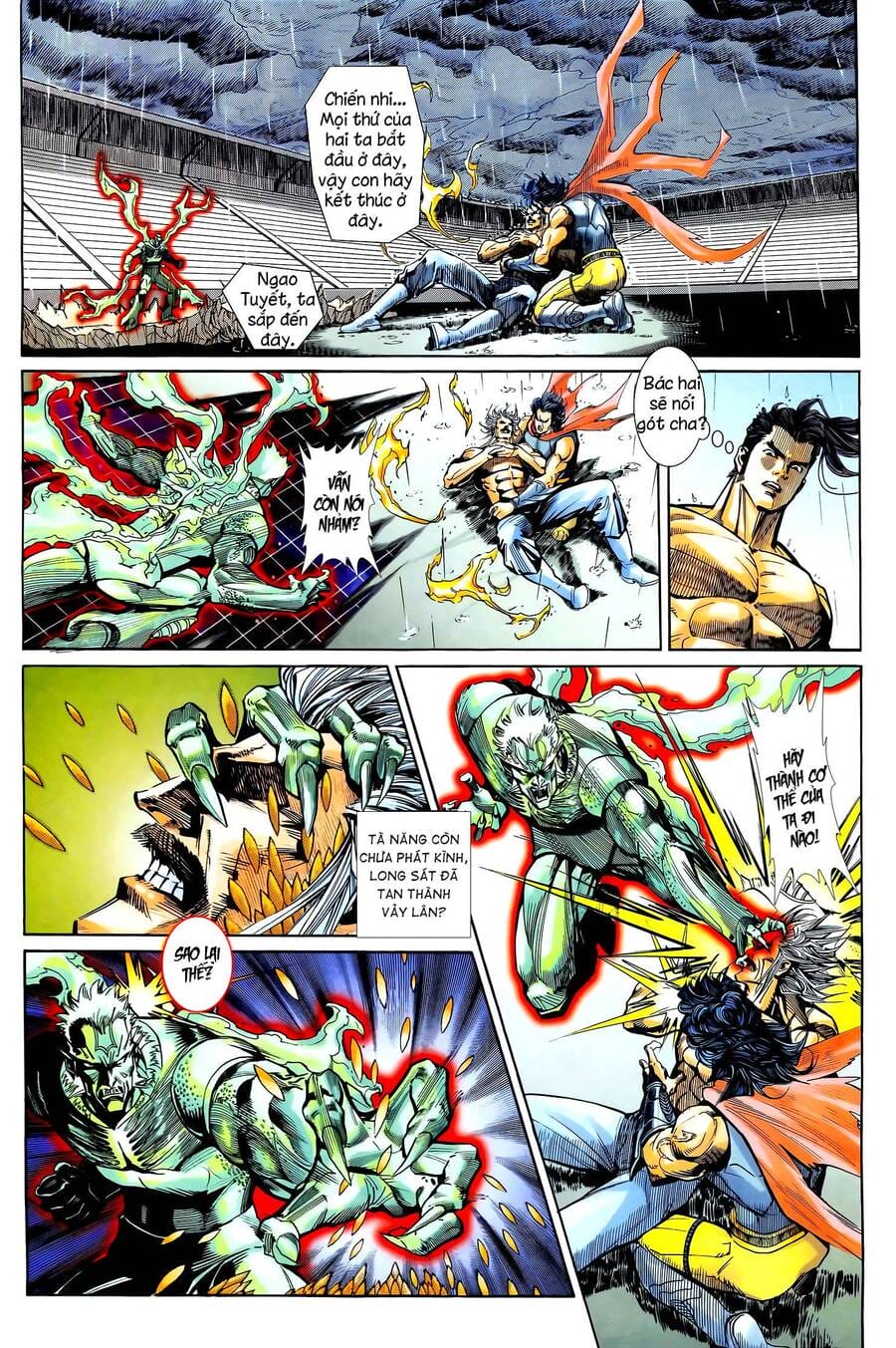 Truyện Tranh Long Hổ 5 Thế trang 8