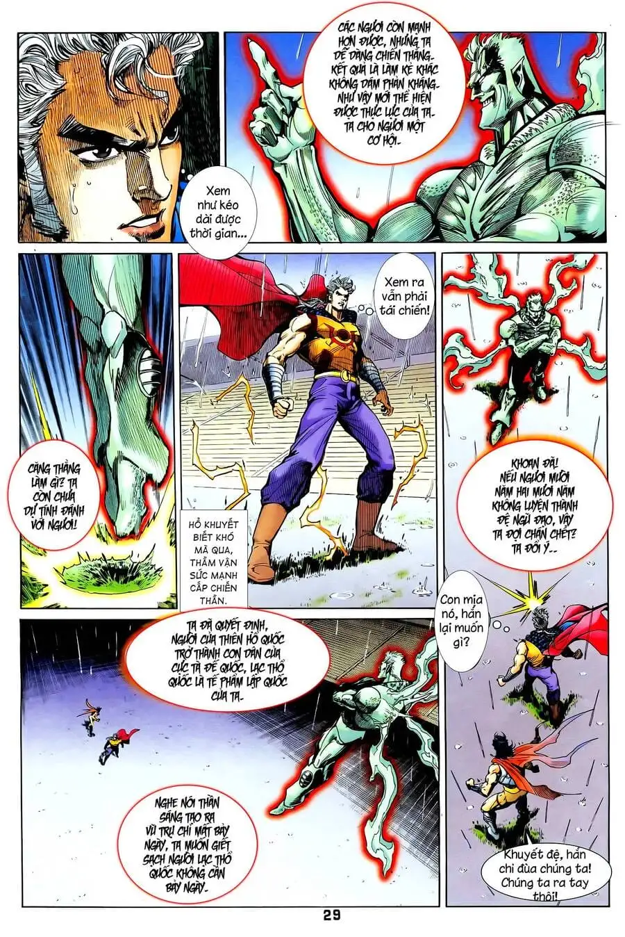 Truyện Tranh Long Hổ 5 Thế trang 8