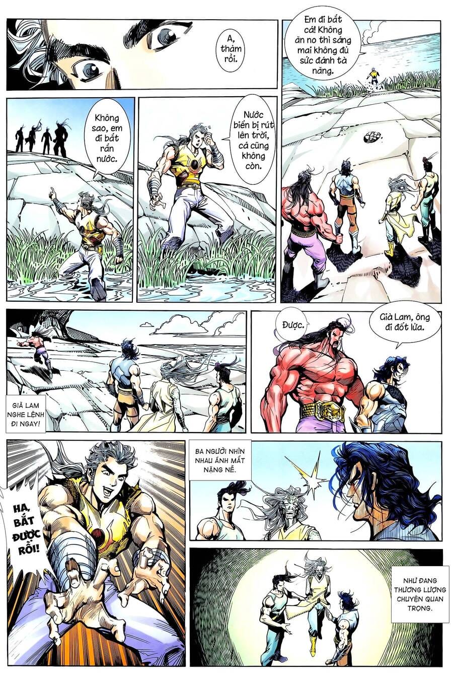 Truyện Tranh Long Hổ 5 Thế trang 8