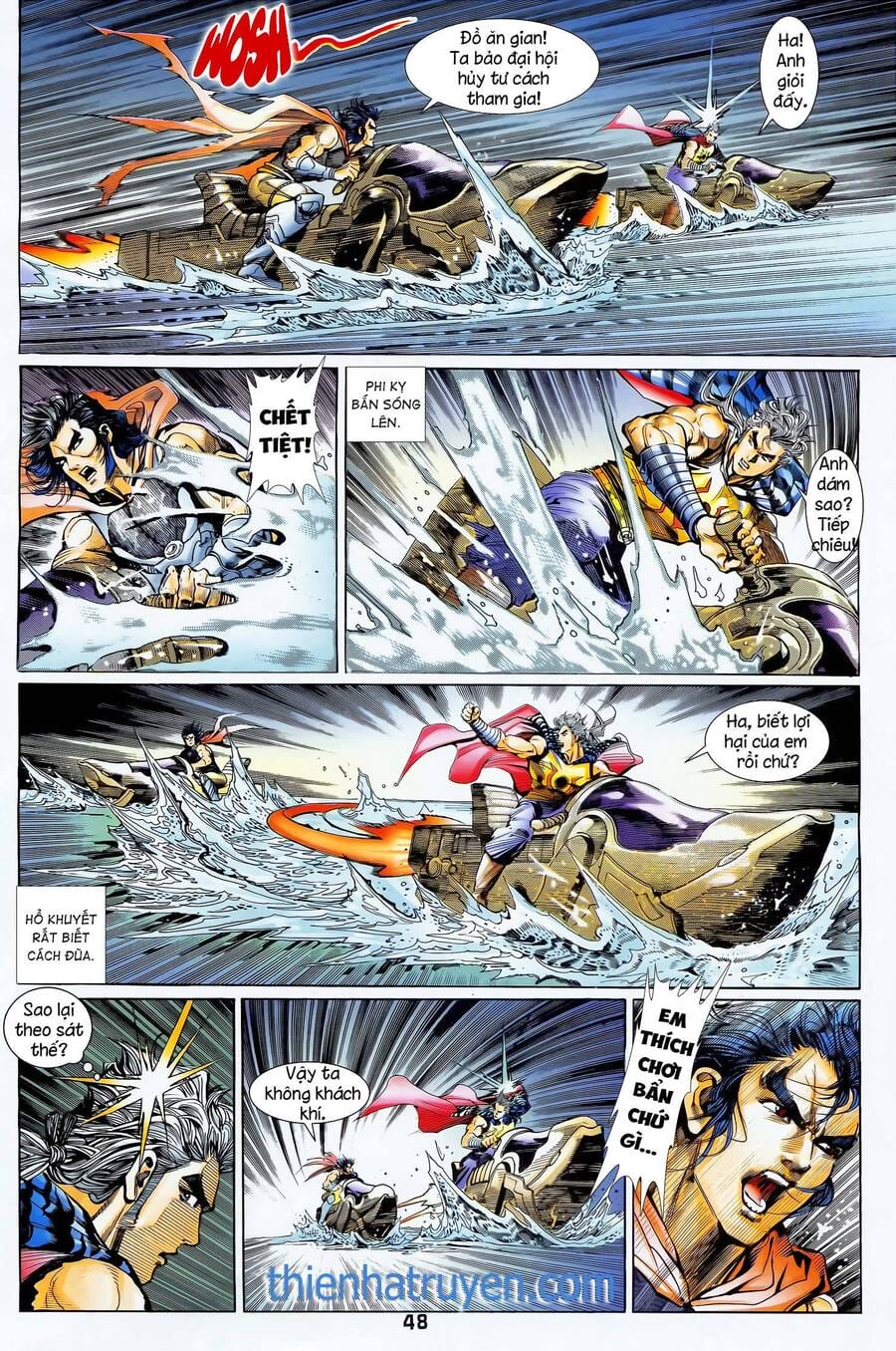 Truyện Tranh Long Hổ 5 Thế trang 8