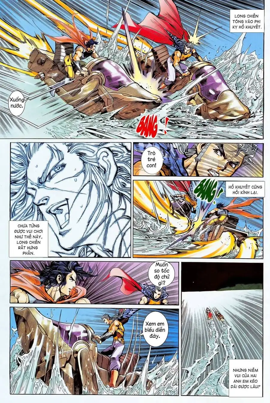 Truyện Tranh Long Hổ 5 Thế trang 8