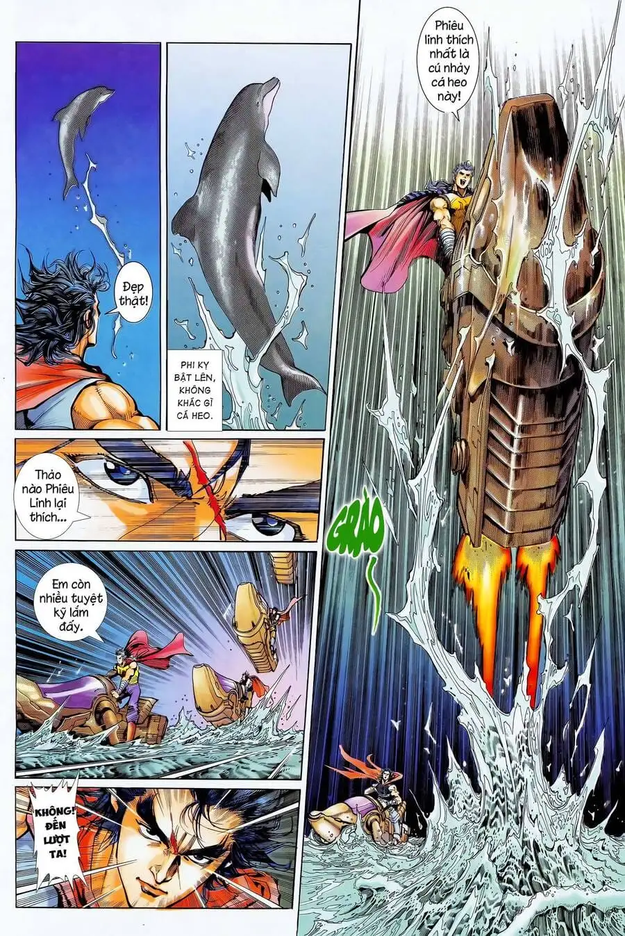 Truyện Tranh Long Hổ 5 Thế trang 8