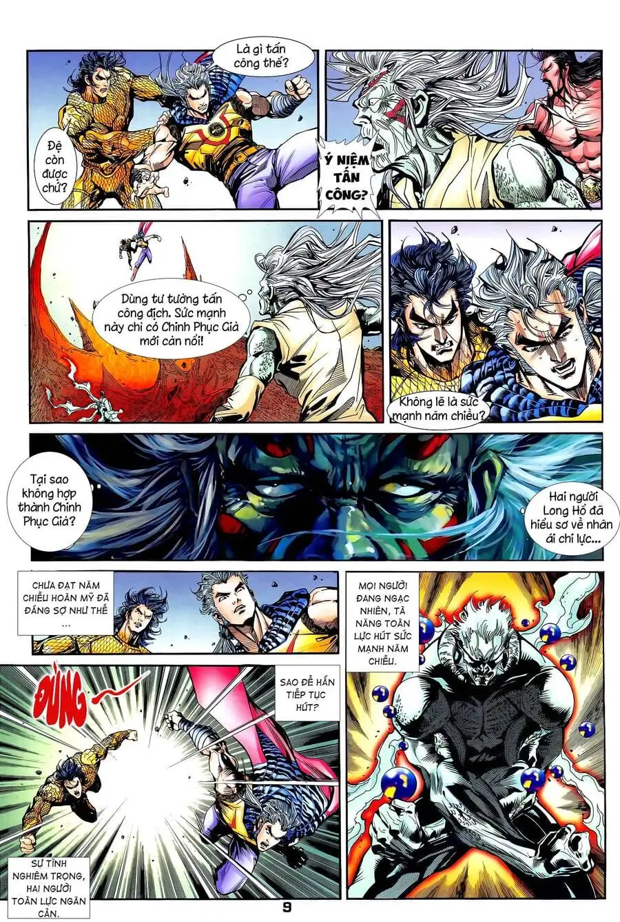 Truyện Tranh Long Hổ 5 Thế trang 8