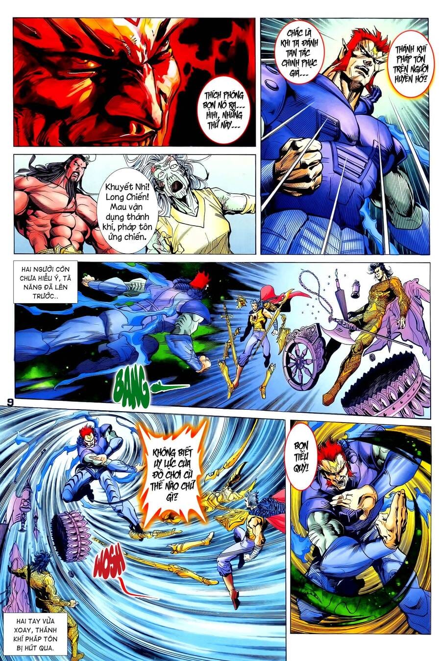 Truyện Tranh Long Hổ 5 Thế trang 8