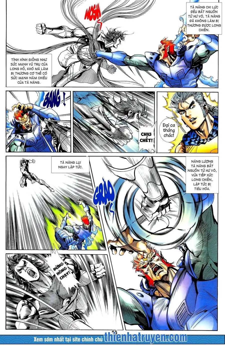 Truyện Tranh Long Hổ 5 Thế trang 8