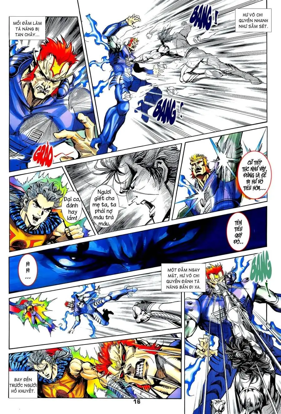 Truyện Tranh Long Hổ 5 Thế trang 8