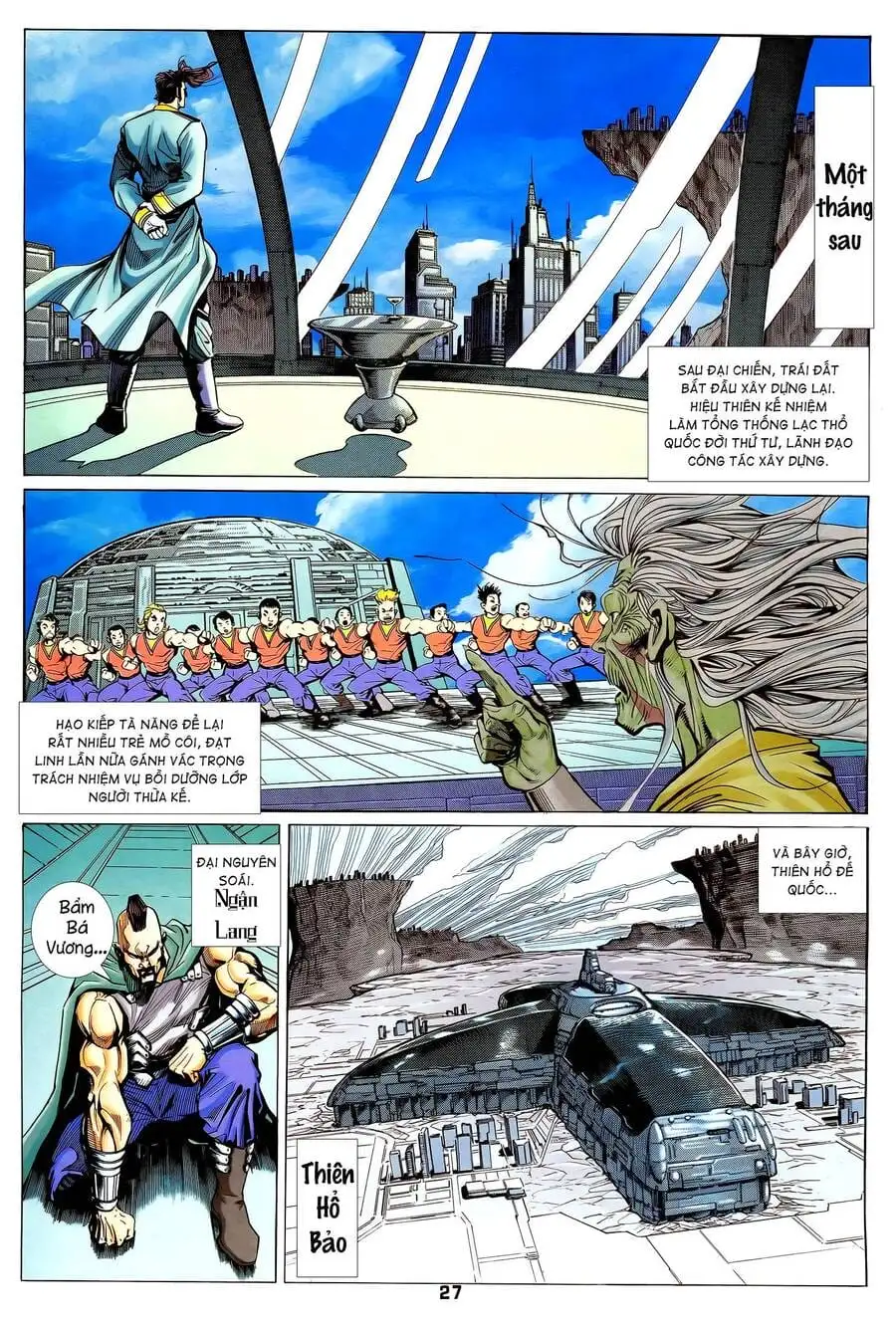 Truyện Tranh Long Hổ 5 Thế trang 8