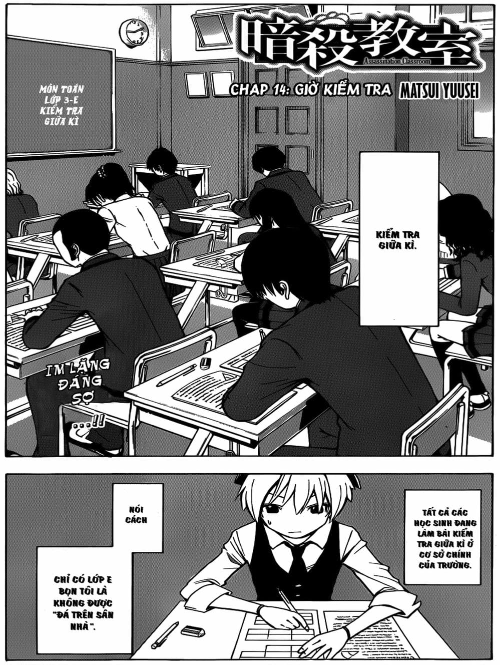 Truyện Tranh Lớp Học Ám Sát - Ansatsu Kyoushitsu trang 5