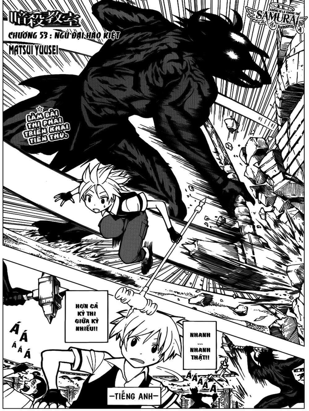 Truyện Tranh Lớp Học Ám Sát - Ansatsu Kyoushitsu trang 5