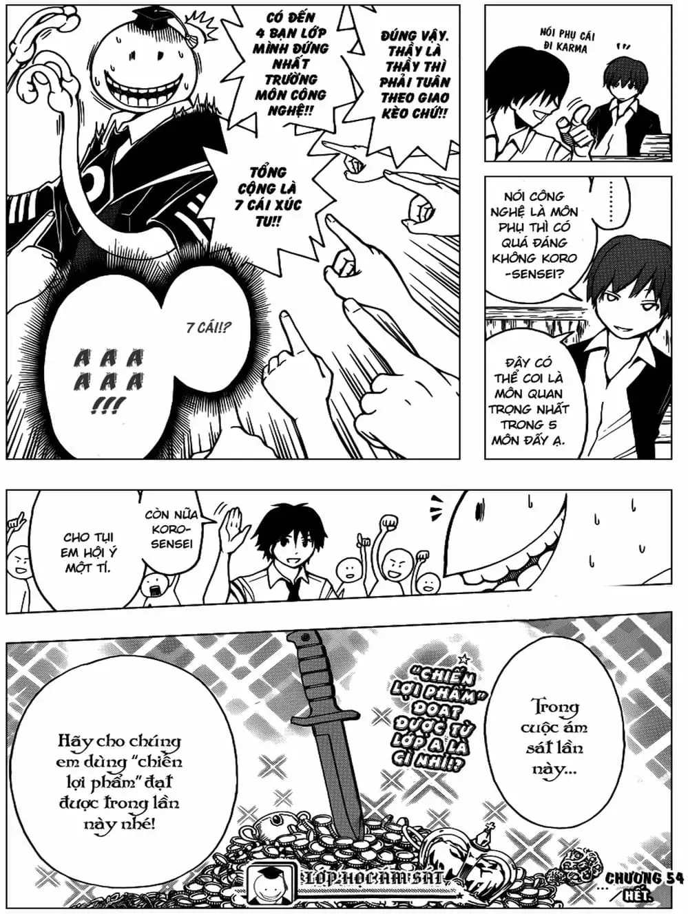 Truyện Tranh Lớp Học Ám Sát - Ansatsu Kyoushitsu trang 5