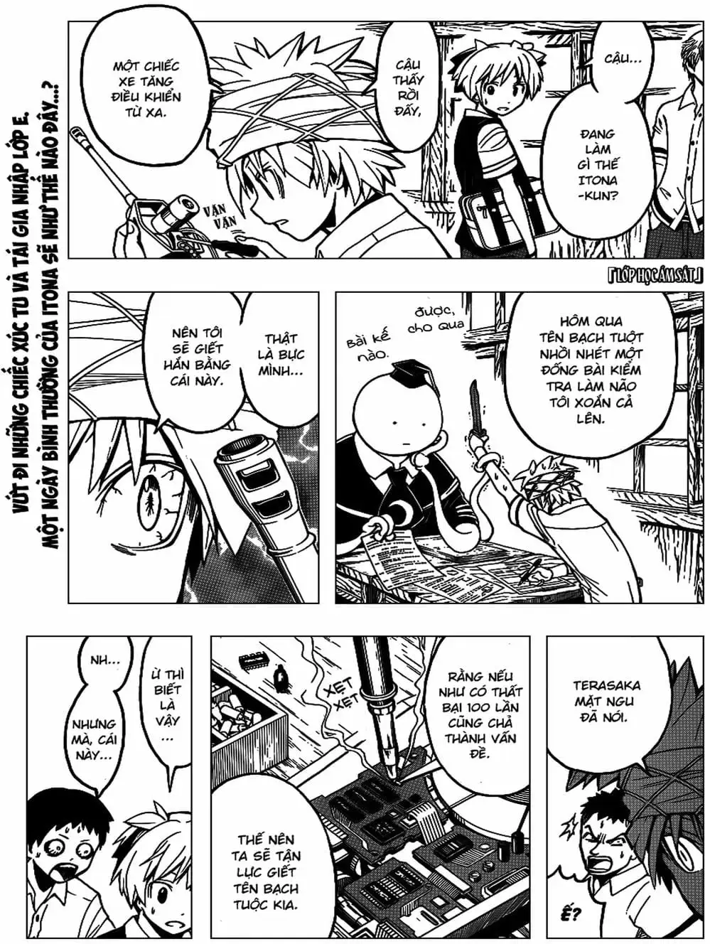 Truyện Tranh Lớp Học Ám Sát - Ansatsu Kyoushitsu trang 5