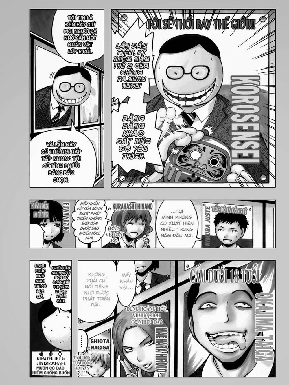 Truyện Tranh Lớp Học Ám Sát - Ansatsu Kyoushitsu trang 5