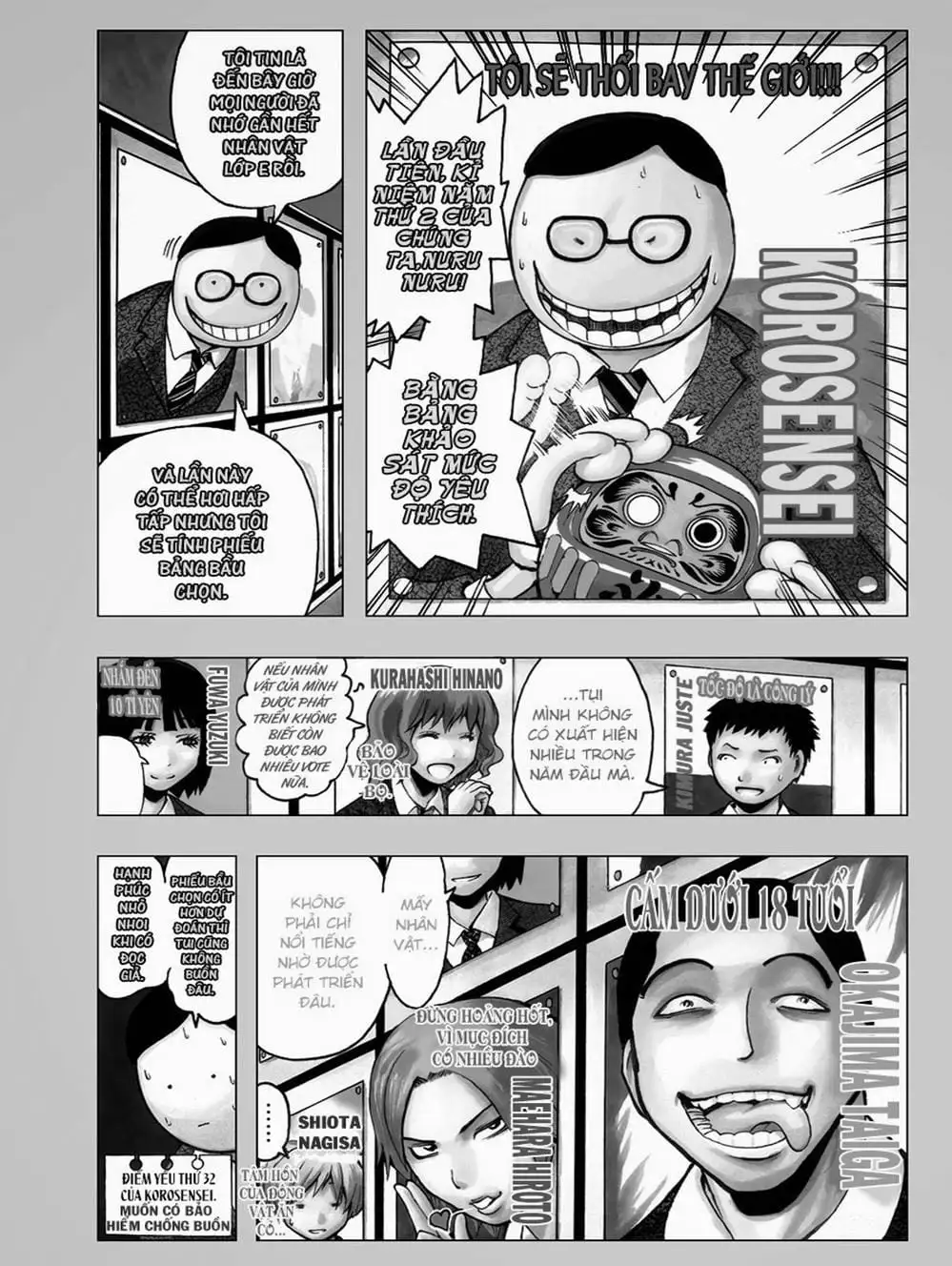 Truyện Tranh Lớp Học Ám Sát - Ansatsu Kyoushitsu trang 5