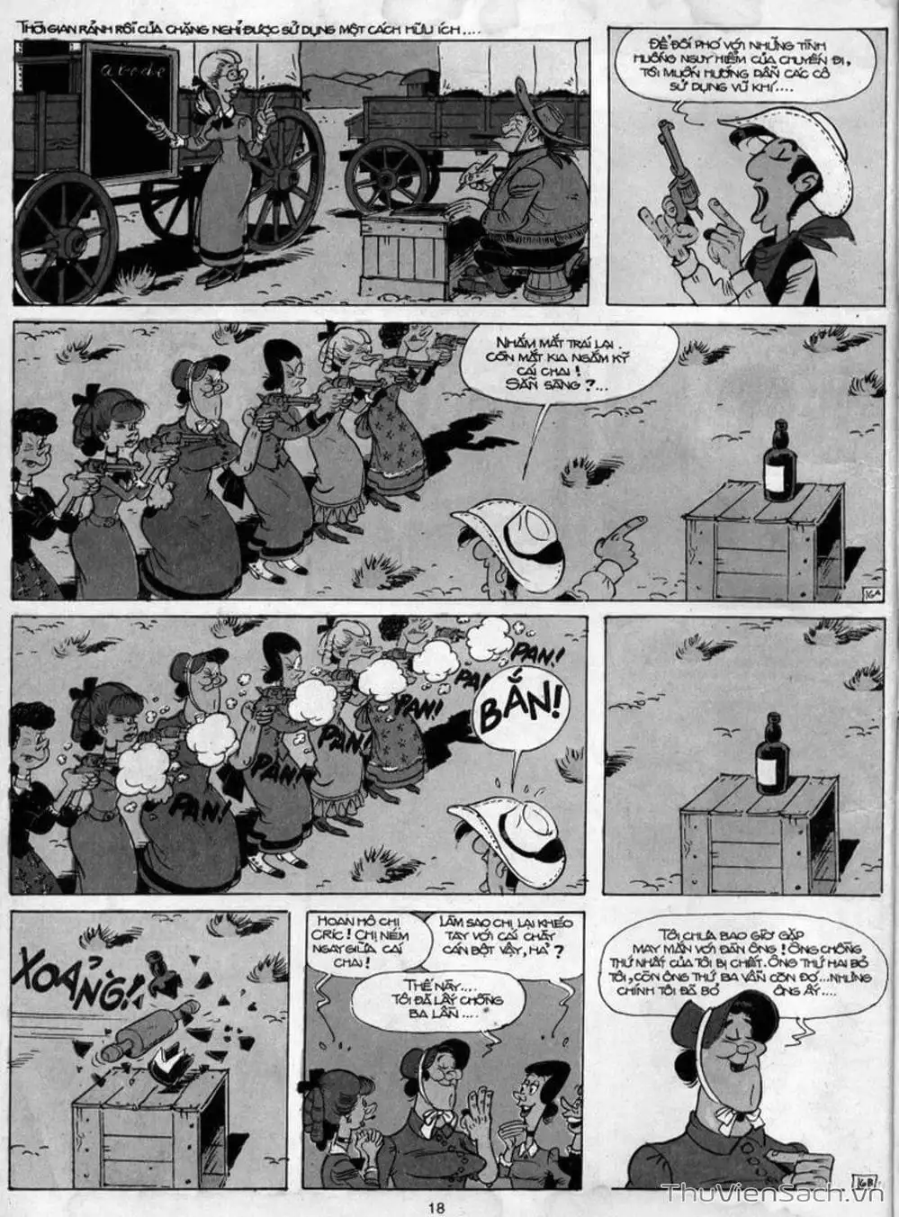 Truyện Tranh Cuộc Phiêu Lưu Kỳ Thú Của Lucky Luke trang 3