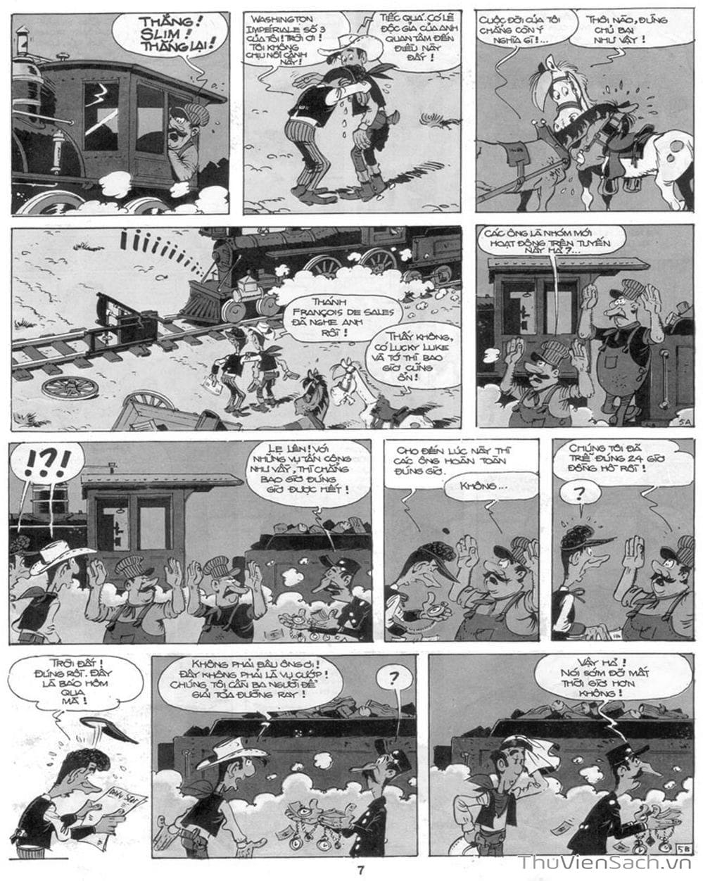 Truyện Tranh Cuộc Phiêu Lưu Kỳ Thú Của Lucky Luke trang 3