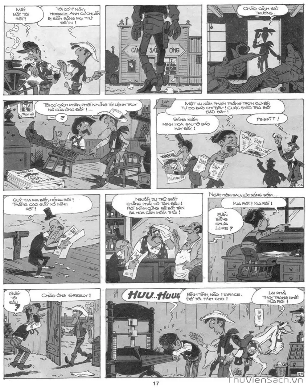 Truyện Tranh Cuộc Phiêu Lưu Kỳ Thú Của Lucky Luke trang 3