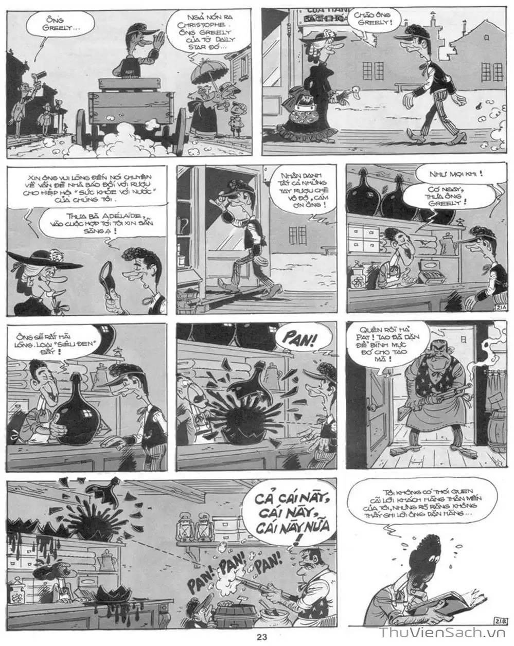 Truyện Tranh Cuộc Phiêu Lưu Kỳ Thú Của Lucky Luke trang 3