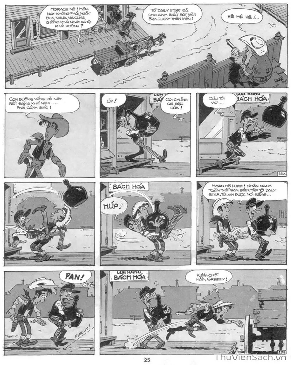 Truyện Tranh Cuộc Phiêu Lưu Kỳ Thú Của Lucky Luke trang 3