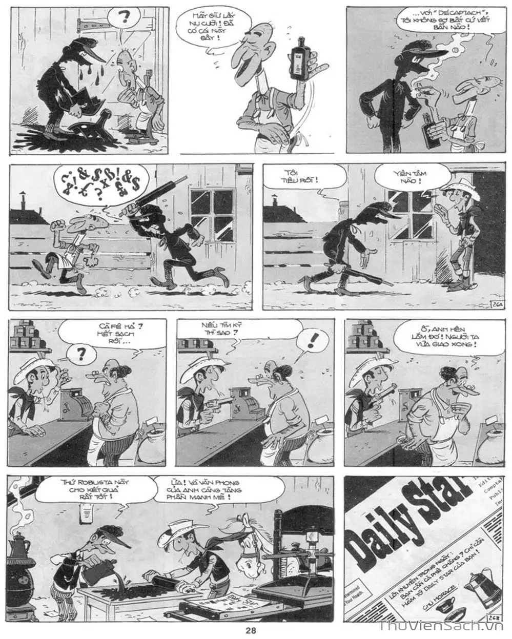 Truyện Tranh Cuộc Phiêu Lưu Kỳ Thú Của Lucky Luke trang 3
