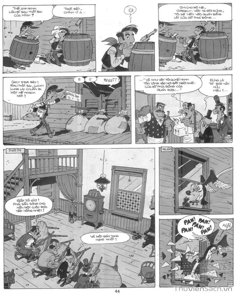 Truyện Tranh Cuộc Phiêu Lưu Kỳ Thú Của Lucky Luke trang 3