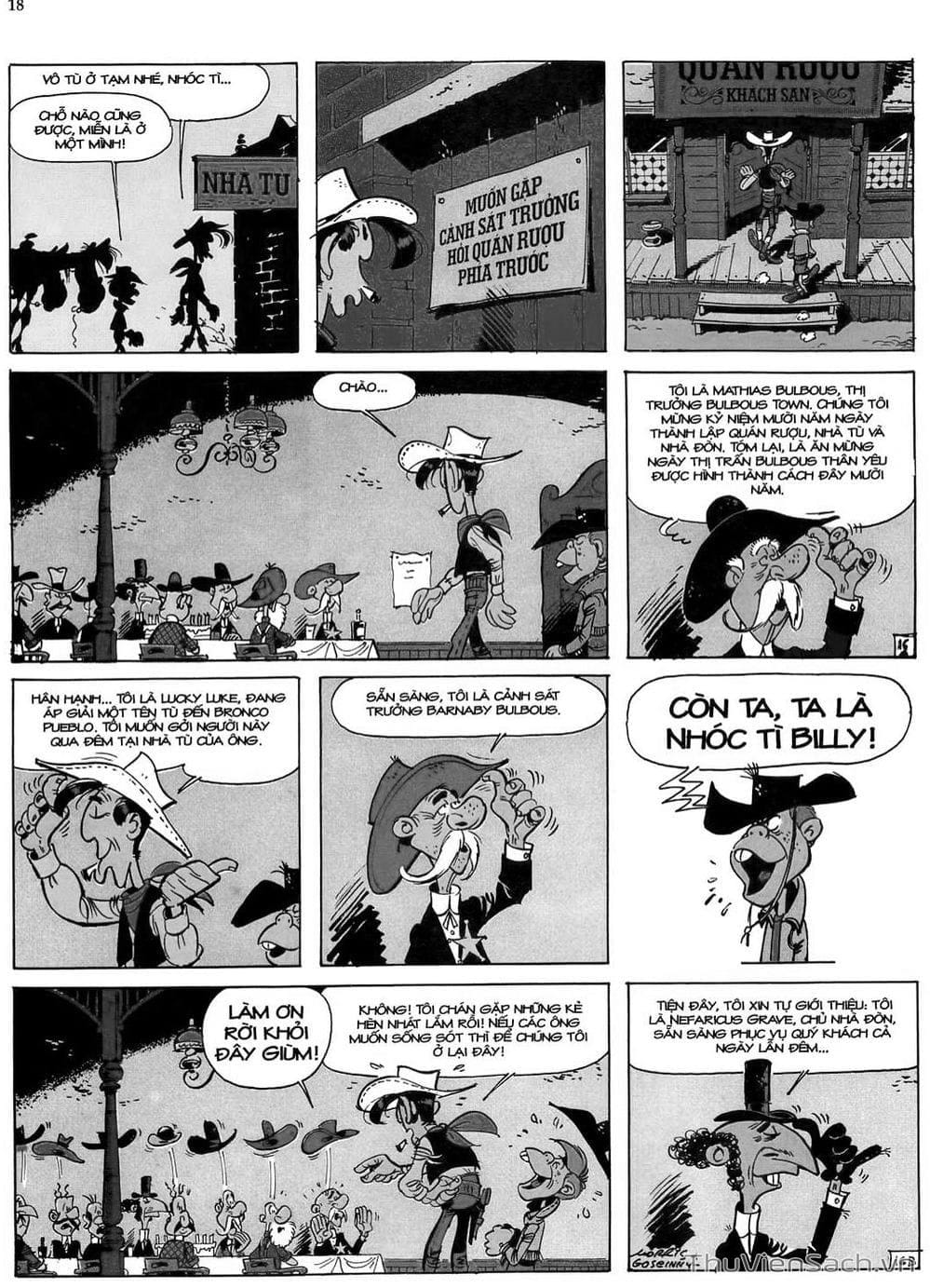 Truyện Tranh Cuộc Phiêu Lưu Kỳ Thú Của Lucky Luke trang 3