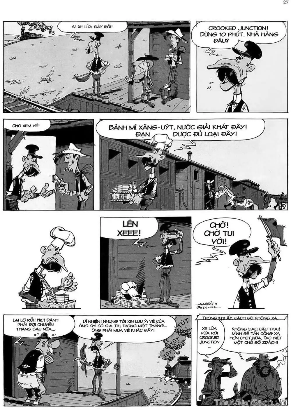 Truyện Tranh Cuộc Phiêu Lưu Kỳ Thú Của Lucky Luke trang 3