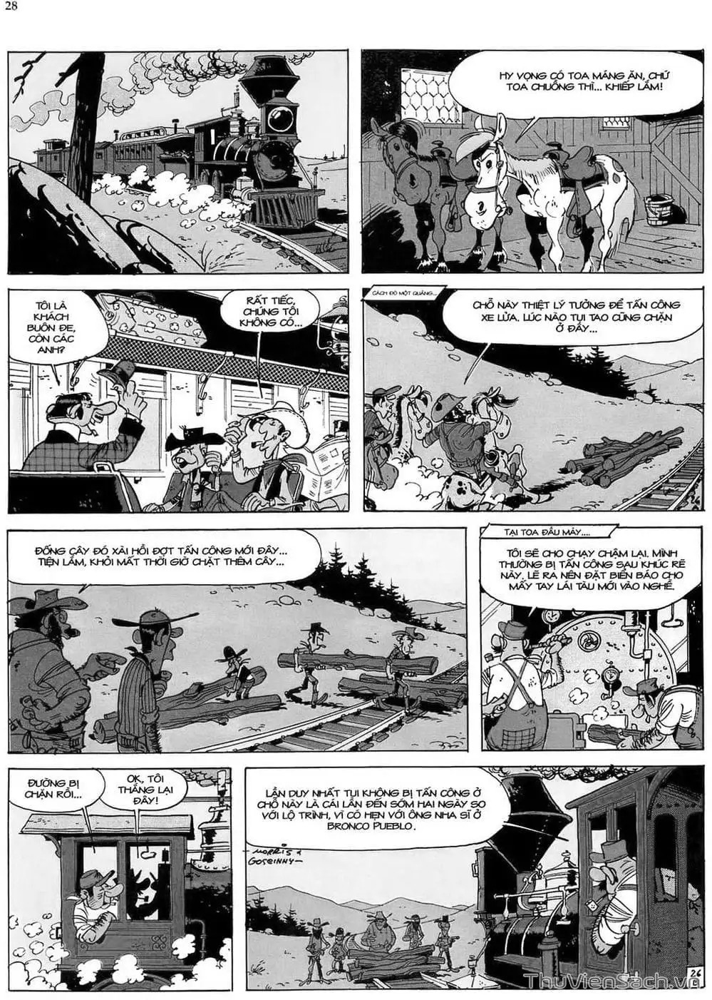 Truyện Tranh Cuộc Phiêu Lưu Kỳ Thú Của Lucky Luke trang 3